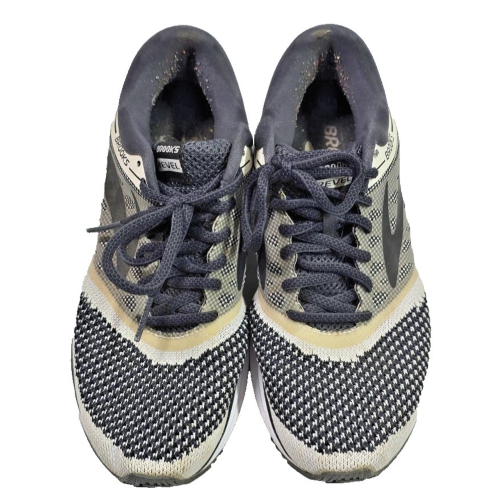 Brooks Revel Running Shoes Women's Size 8B Black White Style 1202491B155